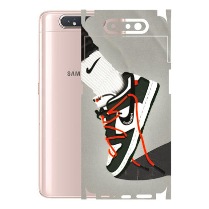 Samsung A/S Series Phone Skins (All Models) - New Grey Sneaker - 3D Embossed Finish (L-261) Samsung Galaxy A80
