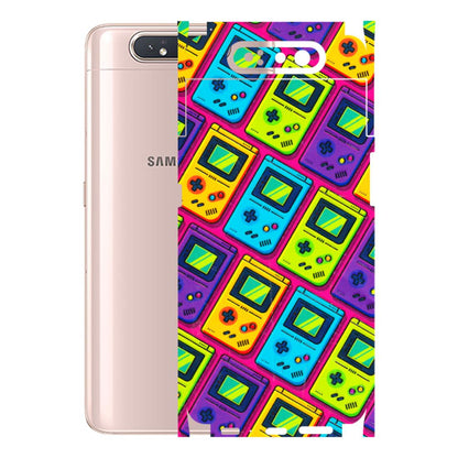 Samsung A/S Series Phone Skins (All Models) - Gameboy Colourful - 3D Embossed Finish (L-266) Samsung Galaxy A80