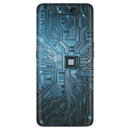 Samsung A/S Series Phone Skins (All Models) - Original Circuit - 3D Embossed Finish (L-267) Samsung Galaxy A80