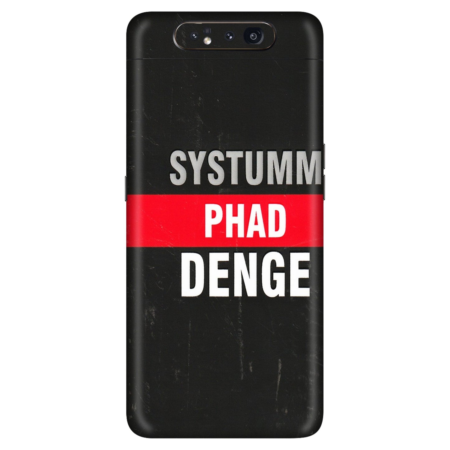 Samsung A/S Series Phone Skins (All Models) - Systumm Phad Denge - 3D Embossed Finish (L-278) Samsung Galaxy A80
