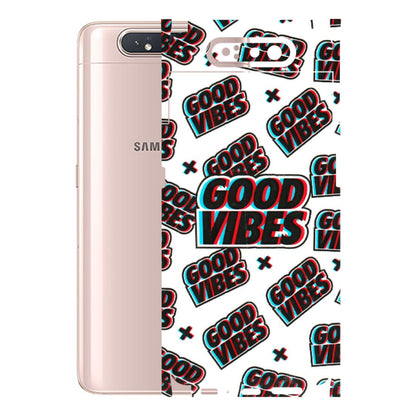 Samsung A/S Series Phone Skins (All Models) - Good Vibes - 3D Embossed Finish (L-282) Samsung Galaxy A80