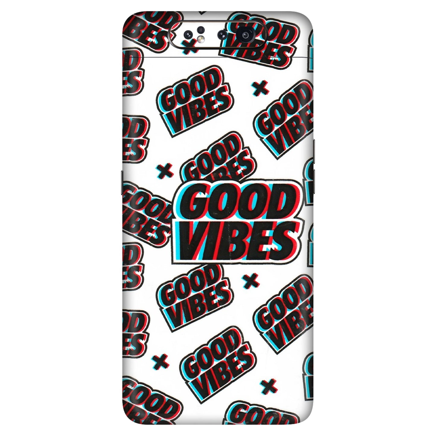Samsung A/S Series Phone Skins (All Models) - Good Vibes - 3D Embossed Finish (L-282) Samsung Galaxy A80