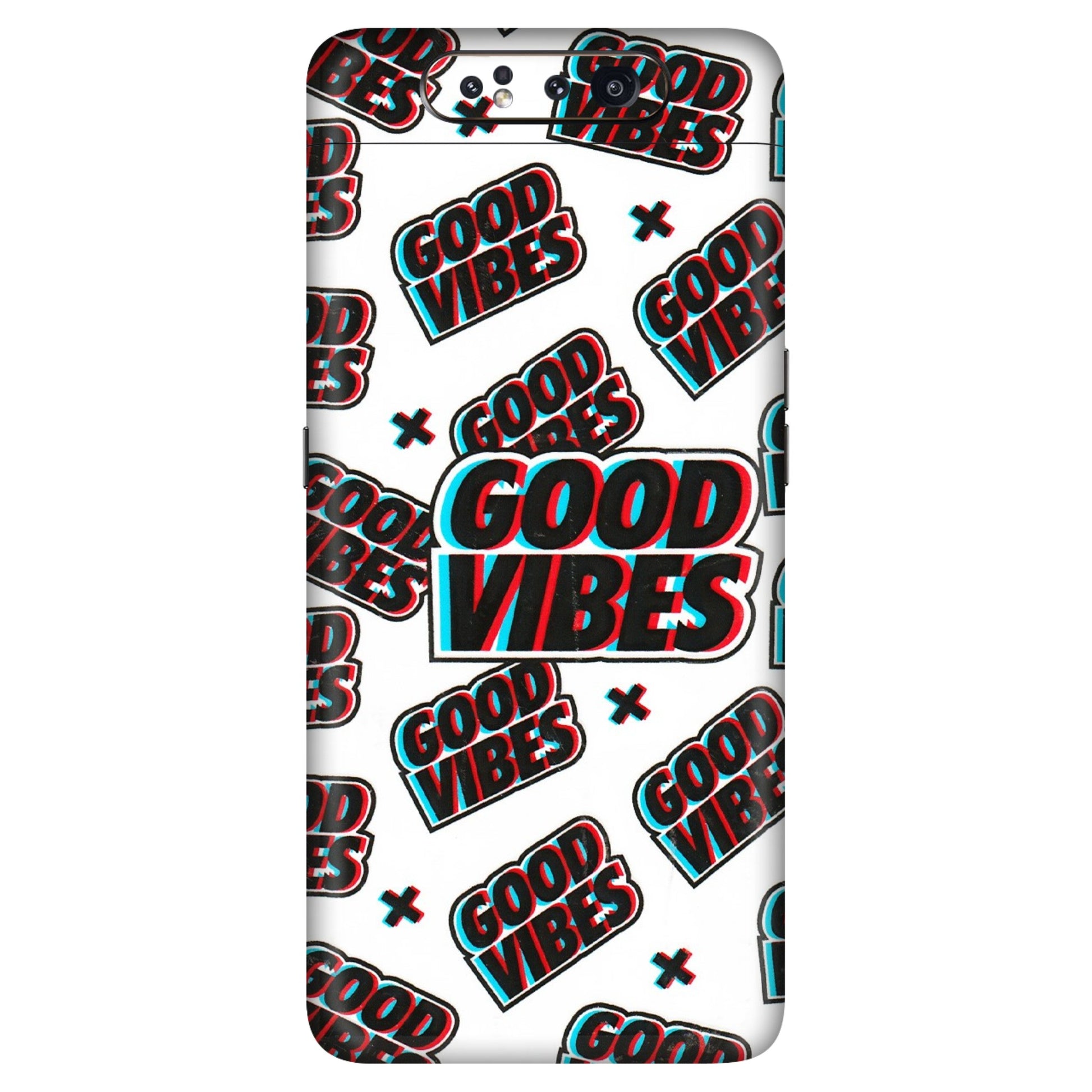 Samsung A/S Series Phone Skins (All Models) - Good Vibes - 3D Embossed Finish (L-282) Samsung Galaxy A80