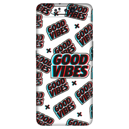 Samsung A/S Series Phone Skins (All Models) - Good Vibes - 3D Embossed Finish (L-282) Samsung Galaxy A80