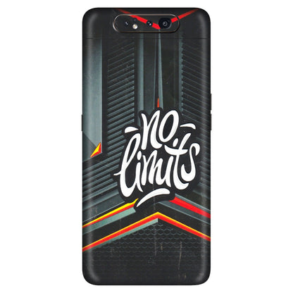 Samsung A/S Series Phone Skins (All Models) - No Limits - 3D Embossed Finish (L-286) Samsung Galaxy A80
