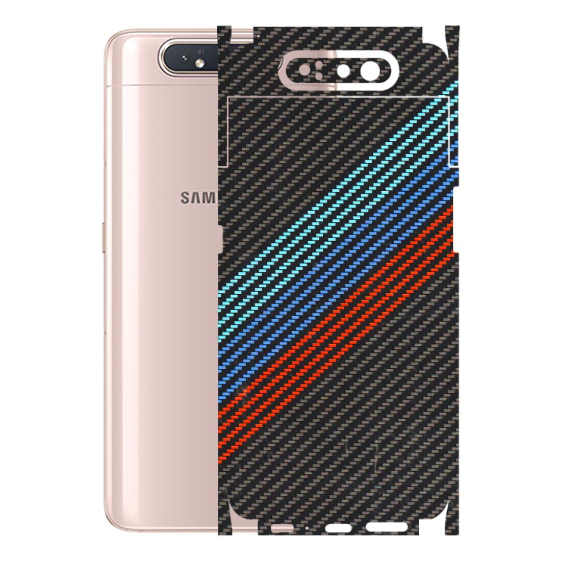 Samsung A/S Series Phone Skins (All Models) - Carbon BM - 3D Embossed Finish (L-302) Samsung Galaxy A80