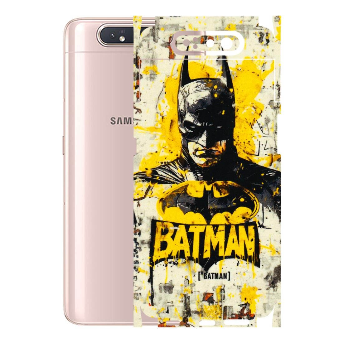 Samsung A/S Series Phone Skins (All Models) - Batman Yellow BT - 3D Embossed Finish (L-304) Samsung Galaxy A80