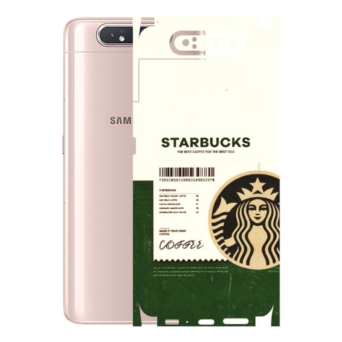 Samsung A/S Series Phone Skins (All Models) - Starbucks Barcode - 3D Embossed Finish (L-308) Samsung Galaxy A80