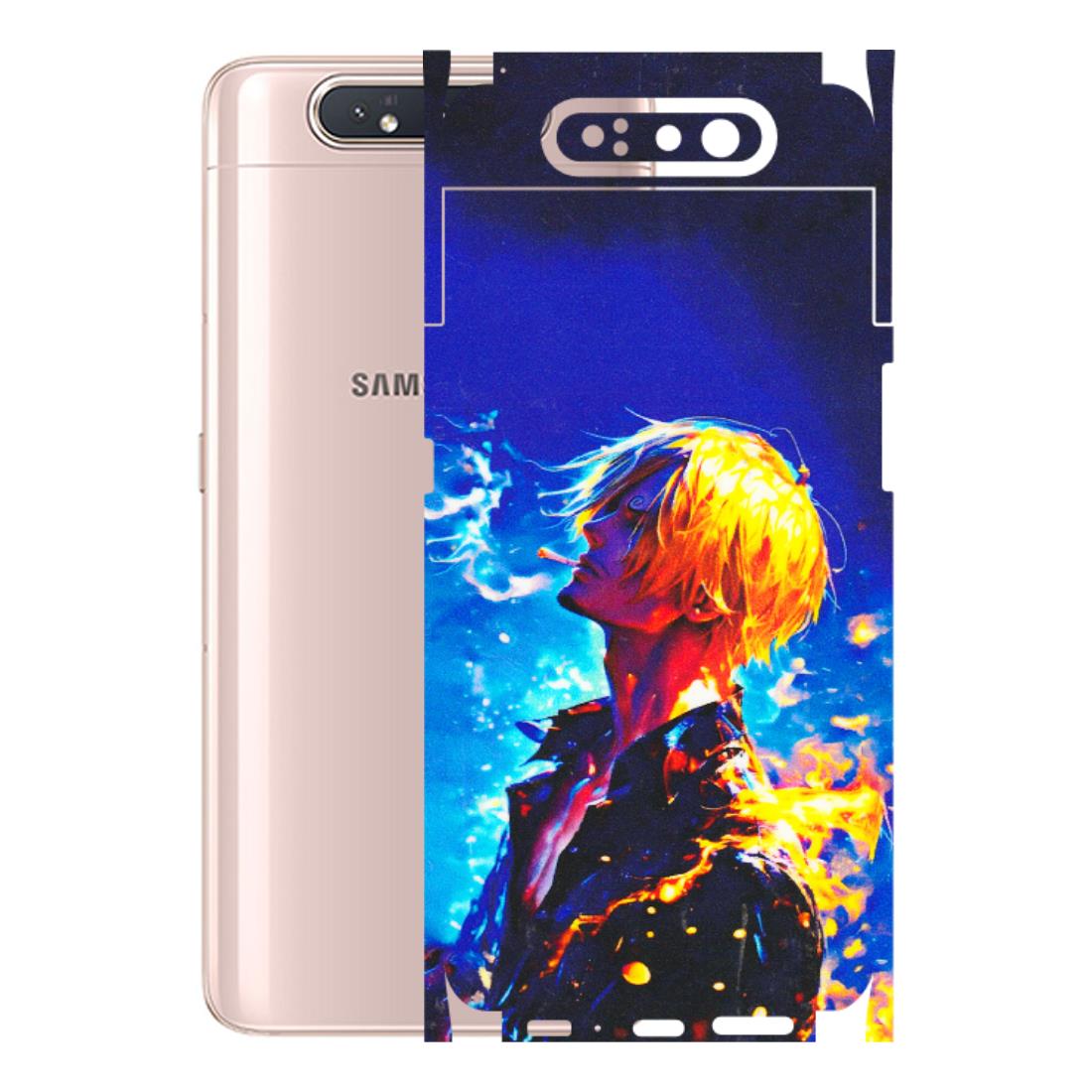Samsung A/S Series Phone Skins (All Models) - Sanji Vinsmoke One Piece - 3D Embossed Finish (L-319) Samsung Galaxy A80
