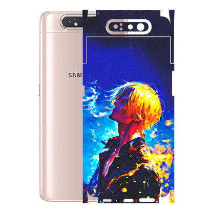 Samsung A/S Series Phone Skins (All Models) - Sanji Vinsmoke One Piece - 3D Embossed Finish (L-319) Samsung Galaxy A80