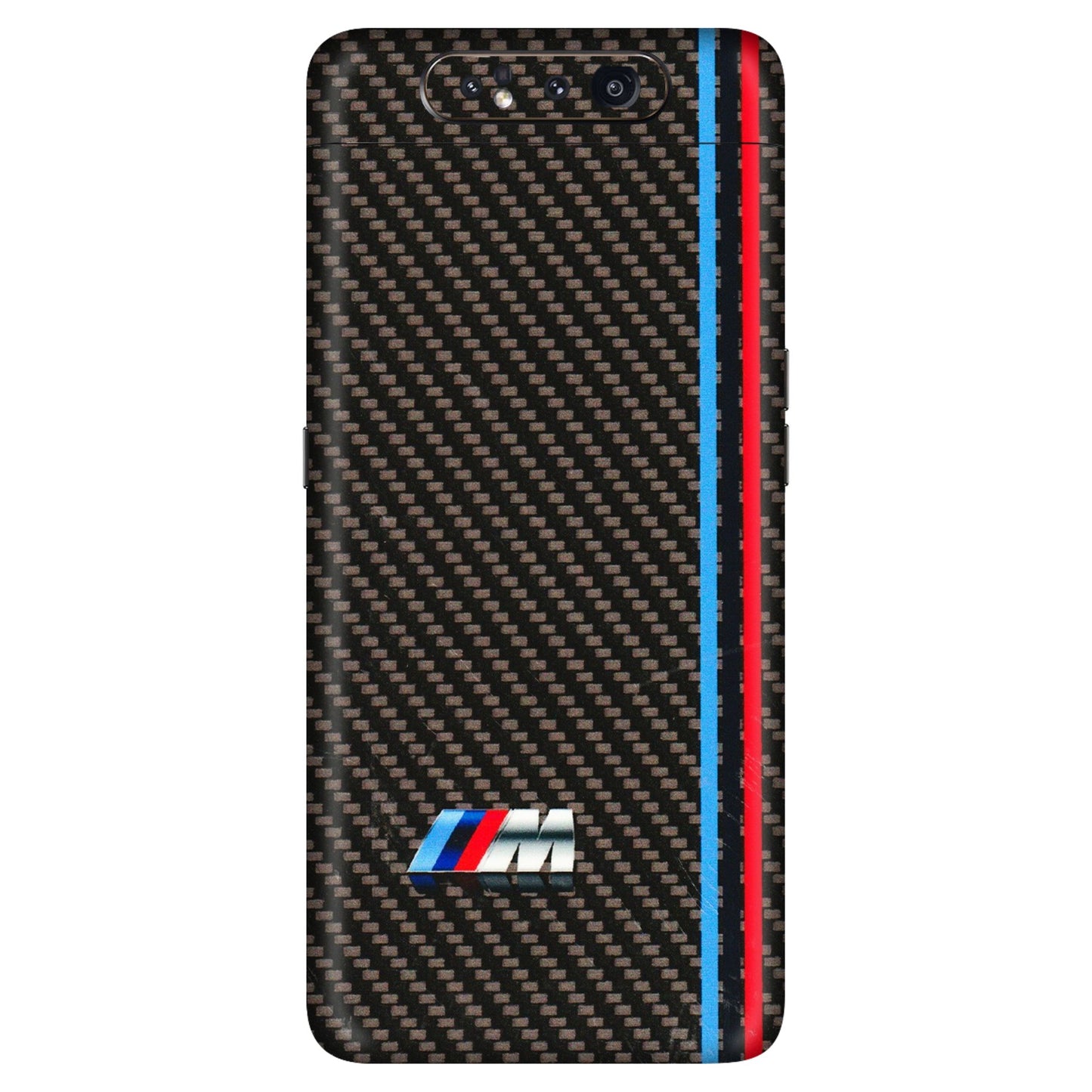 Samsung A/S Series Phone Skins (All Models) - BM Carbon Fiber Feels - 3D Embossed Finish (L-38) Samsung Galaxy A80