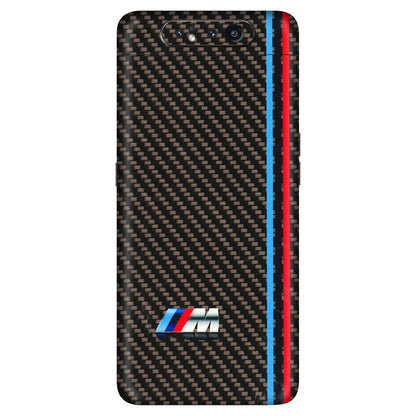 Samsung A/S Series Phone Skins (All Models) - BM Carbon Fiber Feels - 3D Embossed Finish (L-38) Samsung Galaxy A80