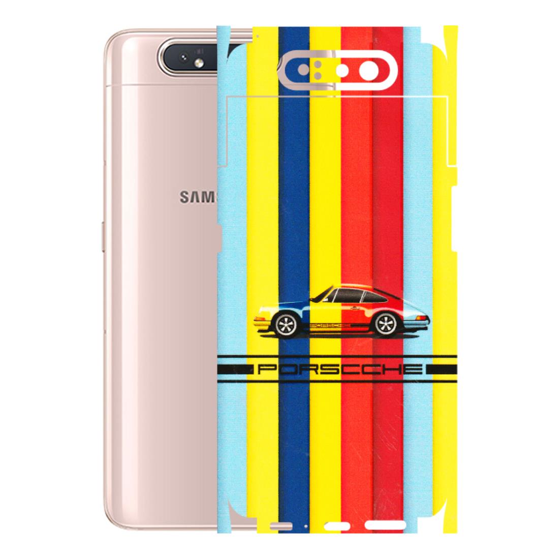 Samsung A/S Series Phone Skins (All Models) - Multicolour Porche - 3D Embossed Finish (L-39) Samsung Galaxy A80
