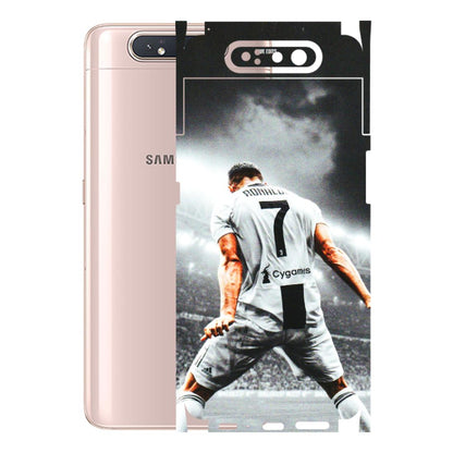 Samsung A/S Series Phone Skins (All Models) - Ronaldo CR7 Crazy - 3D Embossed Finish (L-44) Samsung Galaxy A80