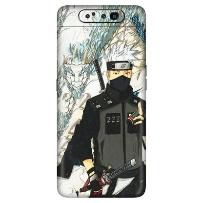 Samsung A/S Series Phone Skins (All Models) - Kakashi Hatake Naruto Anime - 3D Embossed Finish (L-46) Samsung Galaxy A80