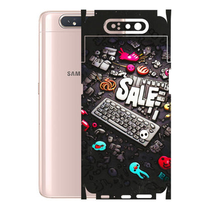 Samsung A/S Series Phone Skins (All Models) - Gadgets Sale - 3D Embossed Finish (L-50) Samsung Galaxy A80