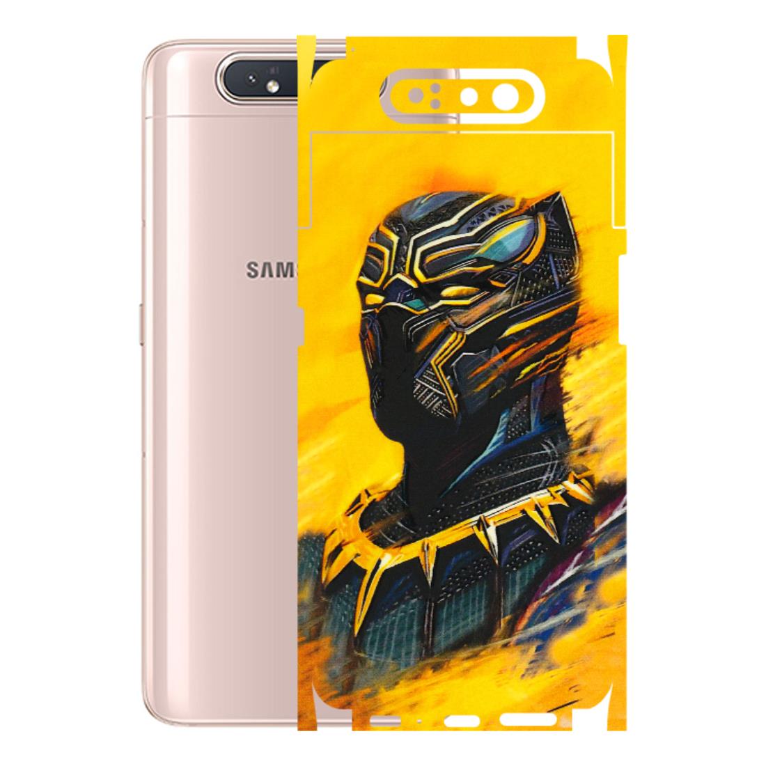 Samsung A/S Series Phone Skins (All Models) - Yellow Panther - 3D Embossed Finish (L-54) Samsung Galaxy A80