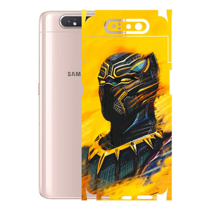 Samsung A/S Series Phone Skins (All Models) - Yellow Panther - 3D Embossed Finish (L-54) Samsung Galaxy A80