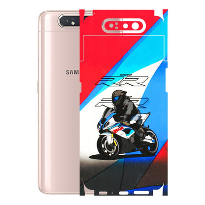 Samsung A/S Series Phone Skins (All Models) - Bikers Love - 3D Embossed Finish (L-58) Samsung Galaxy A80