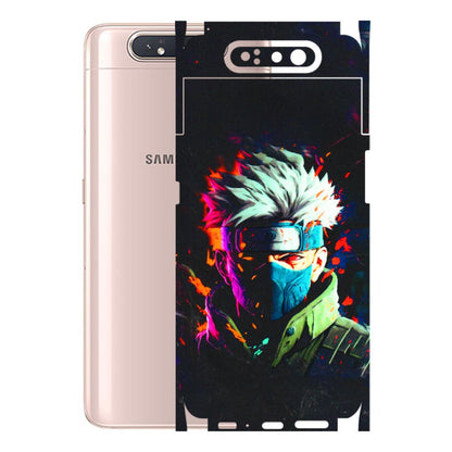 Samsung A/S Series Phone Skins (All Models) - Anime Cool Character - 3D Embossed Finish (L-59) Samsung Galaxy A80