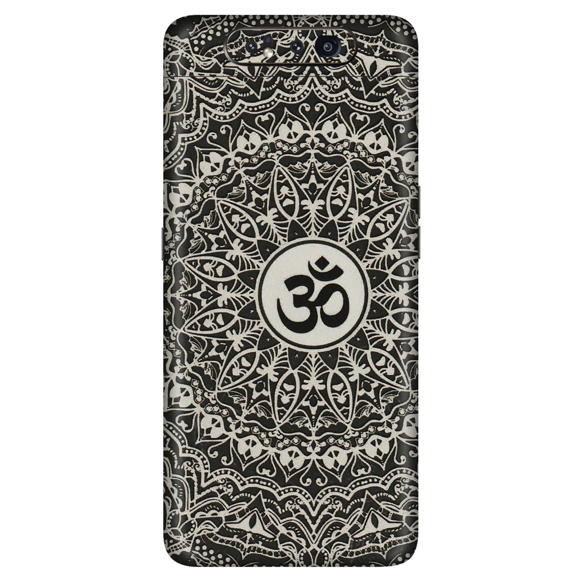 Samsung A/S Series Phone Skins (All Models) - Aum Elegant Mandala - 3D Embossed Finish (L-62) Samsung Galaxy A80