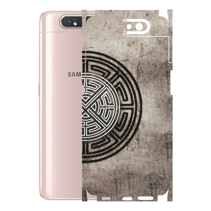 Samsung A/S Series Phone Skins (All Models) - Mysterious Circular Design - 3D Embossed Finish (L-63) Samsung Galaxy A80