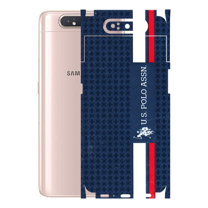 Samsung A/S Series Phone Skins (All Models) - US POLO Designer Brand - 3D Embossed Finish (L-65) Samsung Galaxy A80