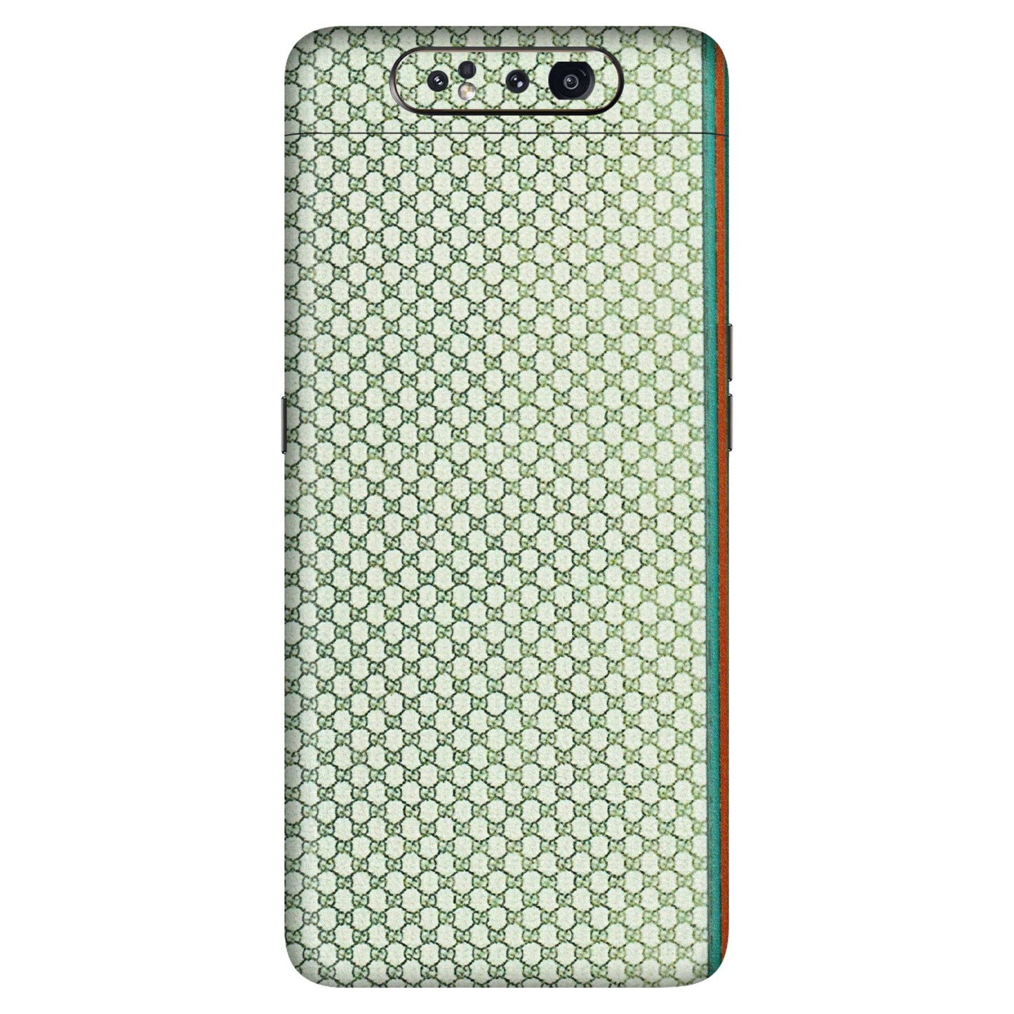 Samsung A/S Series Phone Skins (All Models) - Gucci Fabric Pattern - 3D Embossed Finish (L-73) Samsung Galaxy A80