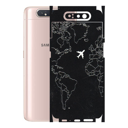 Samsung A/S Series Phone Skins (All Models) - Never Ending Travel - 3D Embossed Finish (L-79) Samsung Galaxy A80