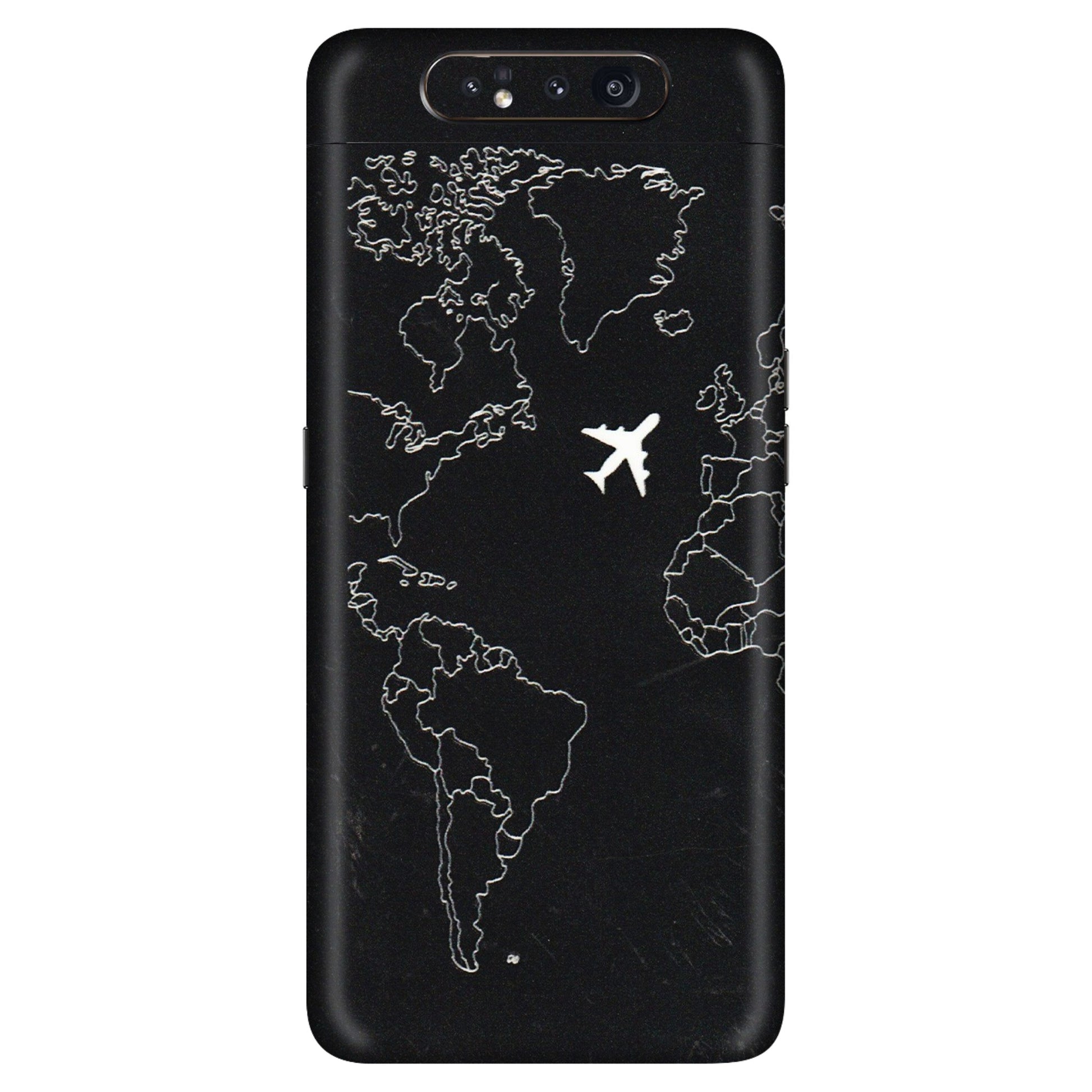 Samsung A/S Series Phone Skins (All Models) - Never Ending Travel - 3D Embossed Finish (L-79) Samsung Galaxy A80