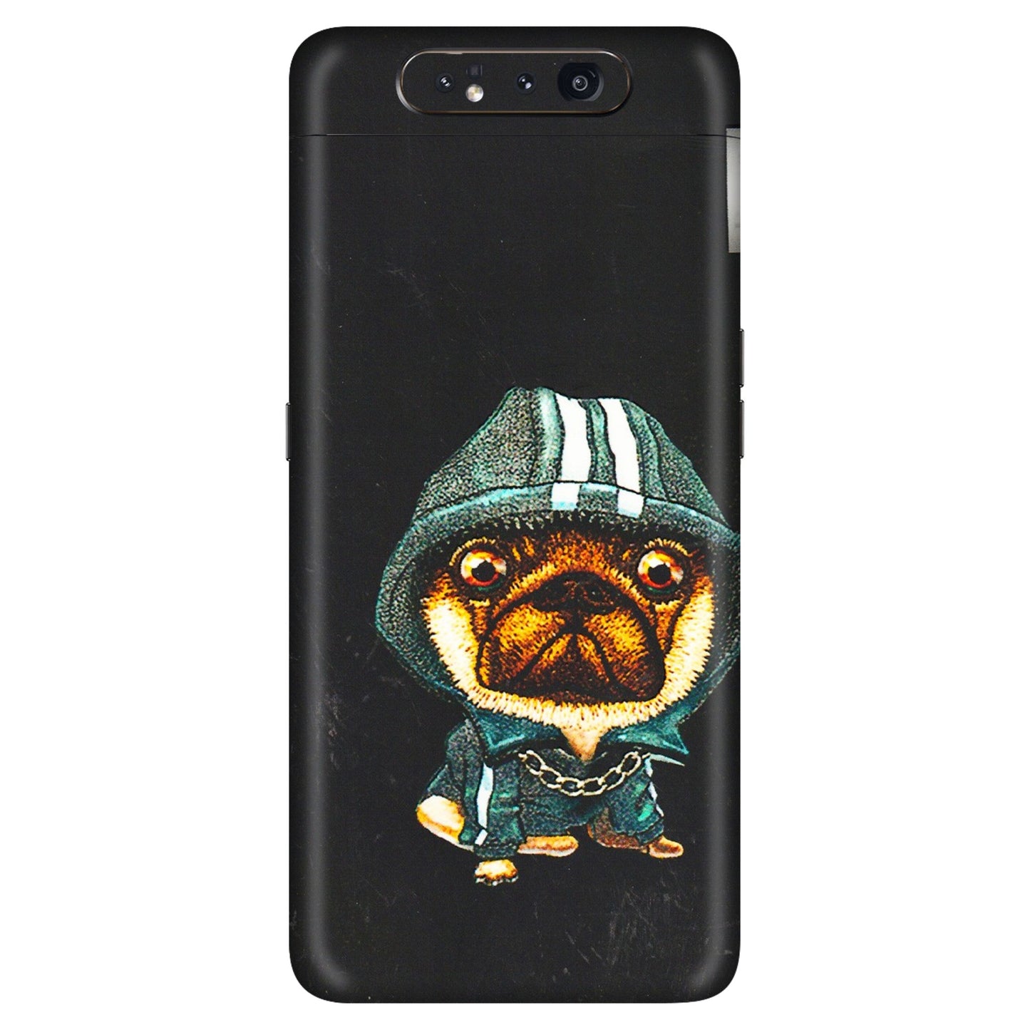 Samsung A/S Series Phone Skins (All Models) - Puppy N Hoodie - 3D Embossed Finish (L-90) Samsung Galaxy A80