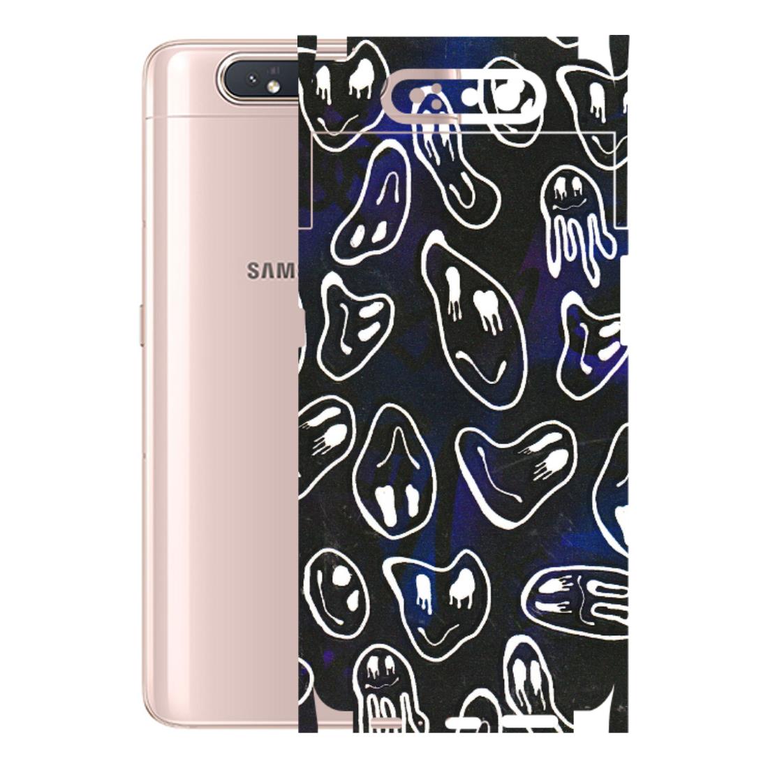 Samsung A/S Series Phone Skins (All Models) - Distorted Smileys - 3D Embossed Finish (L-92) Samsung Galaxy A80