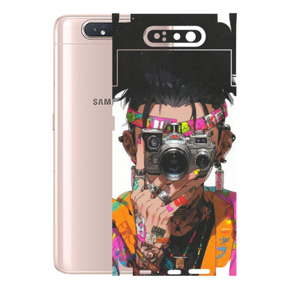 Samsung A/S Series Phone Skins (All Models) - Camera Lover Girl - Matte Finish (M-09) Samsung Galaxy A80