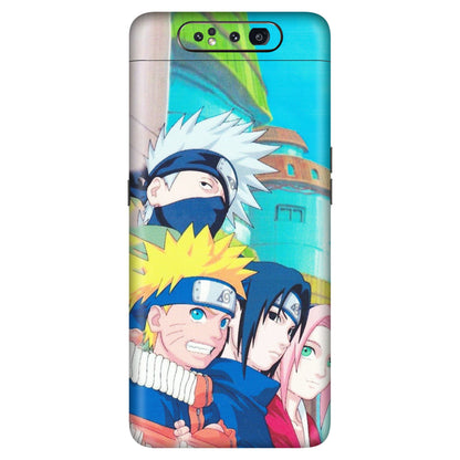 Samsung A/S Series Phone Skins (All Models) - Team Minato And Kakashi - Matte Finish (M-101) Samsung Galaxy A80