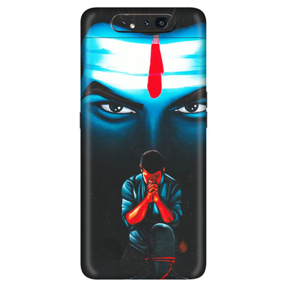 Samsung A/S Series Phone Skins (All Models) - Mahakal Bhakt - Matte Finish (M-112) Samsung Galaxy A80