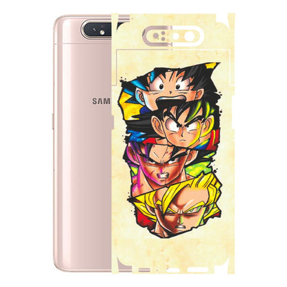 Samsung A/S Series Phone Skins (All Models) - Angry Multi Anime - Matte Finish (M-113) Samsung Galaxy A80