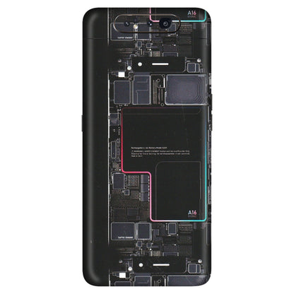 Samsung A/S Series Phone Skins (All Models) - Motherboard Circuit Layout - Matte Finish (M-117) Samsung Galaxy A80