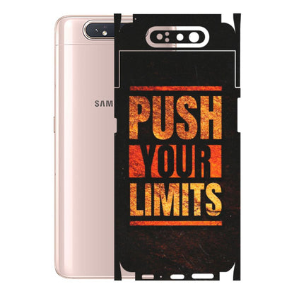 Samsung A/S Series Phone Skins (All Models) - Push Your Limits - Matte Finish (M-118) Samsung Galaxy A80