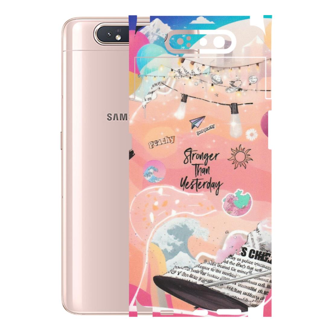Samsung A/S Series Phone Skins (All Models) - Stronger Then Yesterday - Matte Finish (M-128) Samsung Galaxy A80