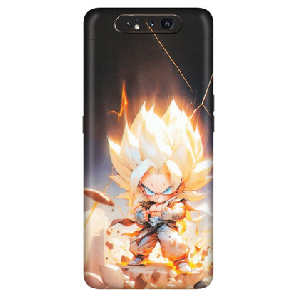 Samsung A/S Series Phone Skins (All Models) - Goku Dragon Cute Anime - Matte Finish (M-131) Samsung Galaxy A80