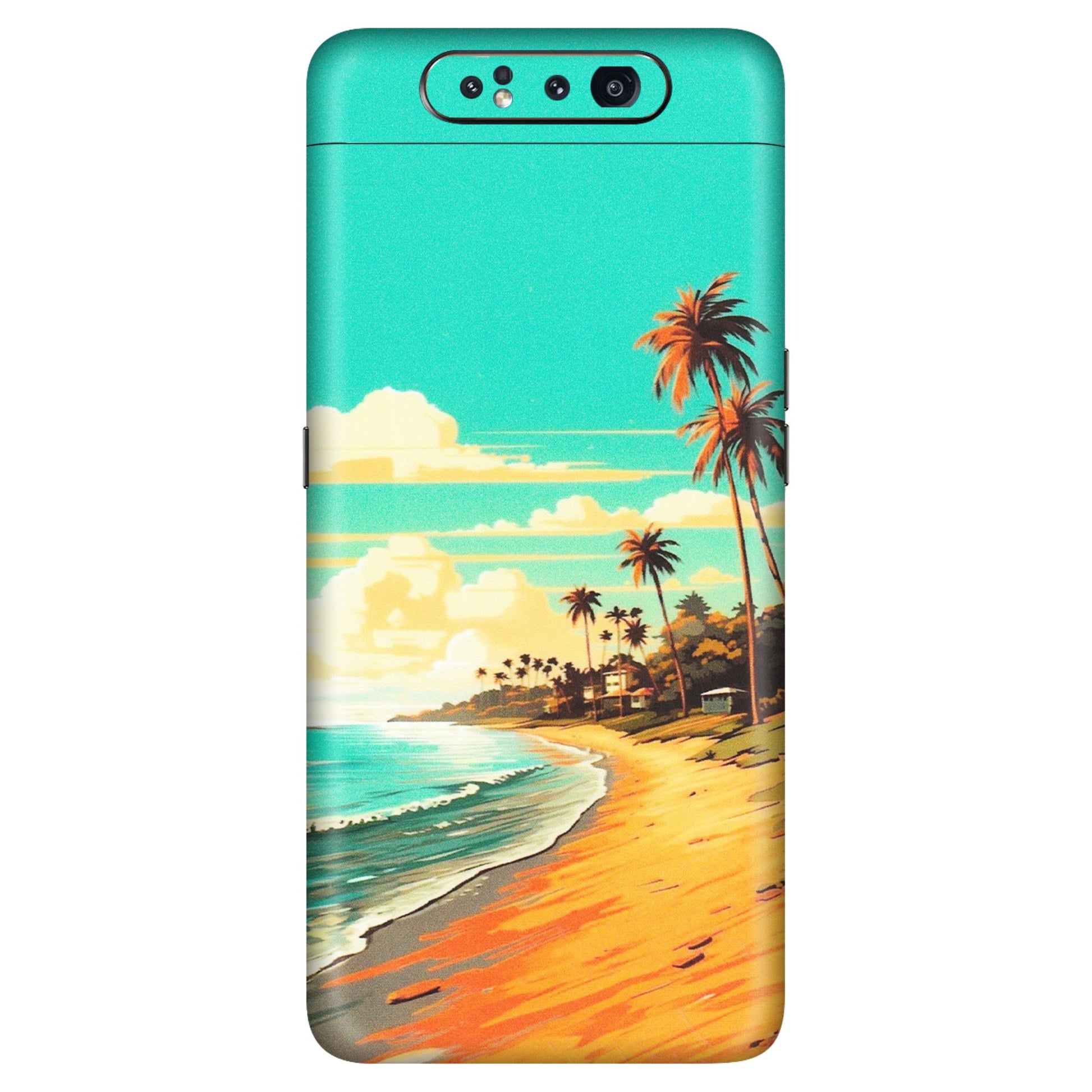 Samsung A/S Series Phone Skins (All Models) - Miami Beach - Matte Finish (M-136) Samsung Galaxy A80
