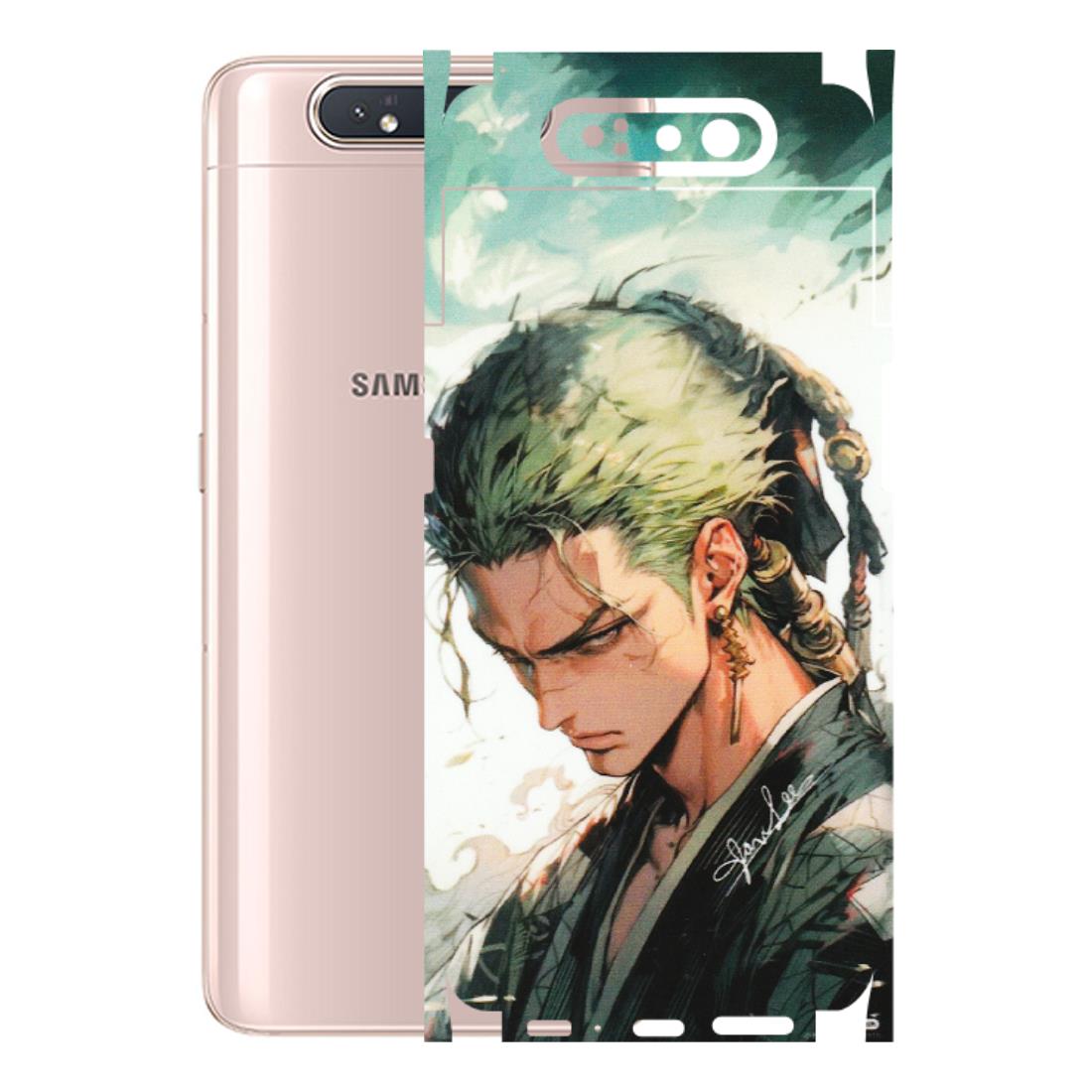 Samsung A/S Series Phone Skins (All Models) - New Roronoa Zoro One Picece Anime - Matte Finish (M-140) Samsung Galaxy A80