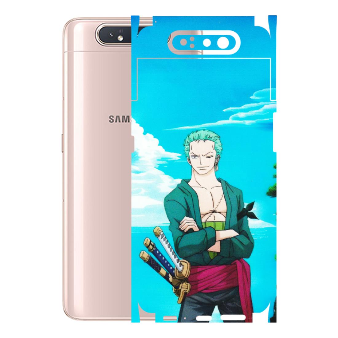 Samsung A/S Series Phone Skins (All Models) - Cool Swordman Zoro Anime - Matte Finish (M-143) Samsung Galaxy A80