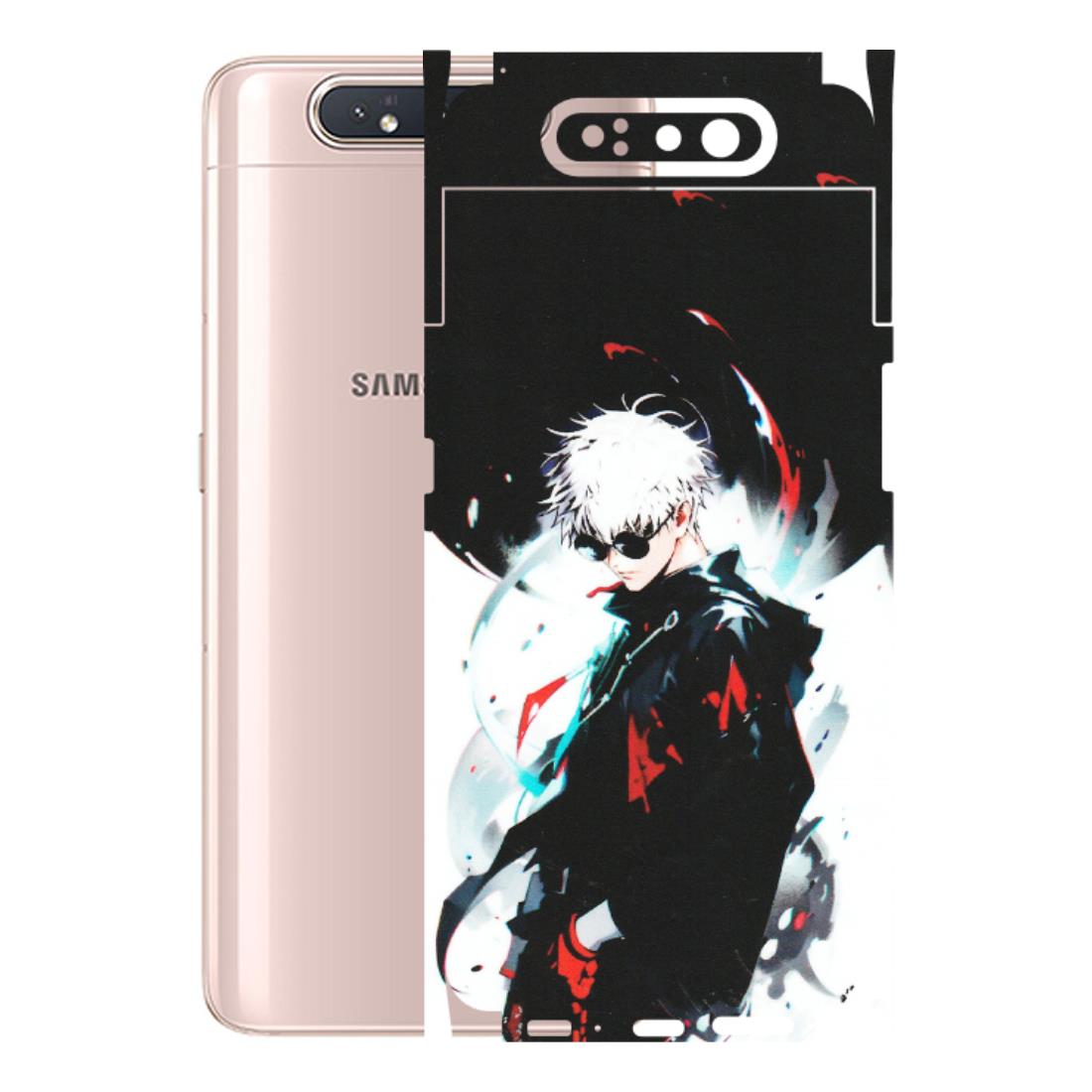 Samsung A/S Series Phone Skins (All Models) - Gojo Powerful Charater Kaisen Anime - Matte Finish (M-144) Samsung Galaxy A80
