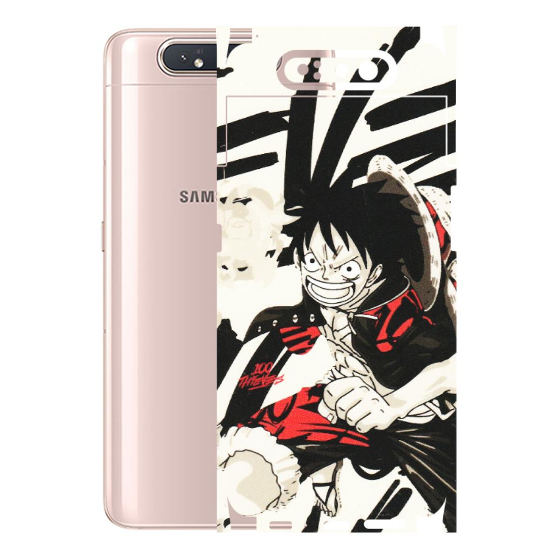 Samsung A/S Series Phone Skins (All Models) - Monkey D.Luffy Manga Anime - Matte Finish (M-145) Samsung Galaxy A80
