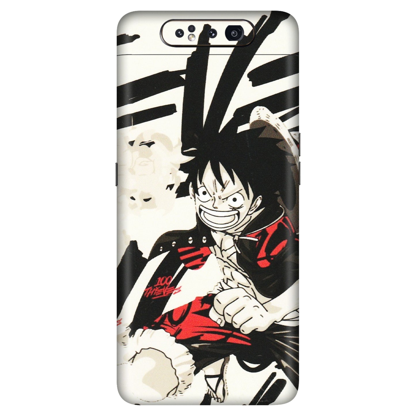 Samsung A/S Series Phone Skins (All Models) - Monkey D.Luffy Manga Anime - Matte Finish (M-145) Samsung Galaxy A80