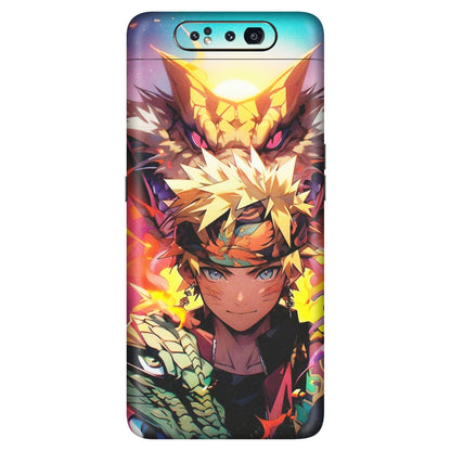 Samsung A/S Series Phone Skins (All Models) - Angry Naruto Anime - Matte Finish (M-148) Samsung Galaxy A80