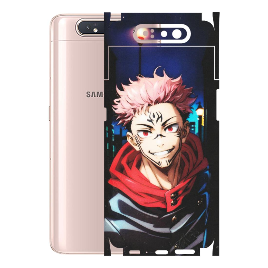 Samsung A/S Series Phone Skins (All Models) - Yuji Itadori Funny Face Anime - Matte Finish (M-152) Samsung Galaxy A80