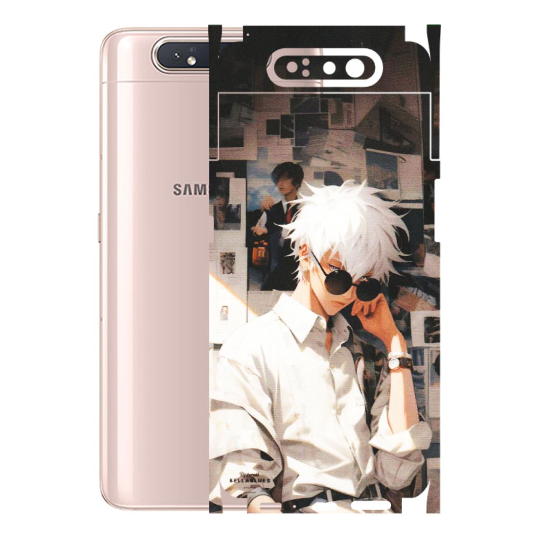 Samsung A/S Series Phone Skins (All Models) - Gojo Satoru Jujustu Kaisen Anime - Matte Finish (M-156) Samsung Galaxy A80