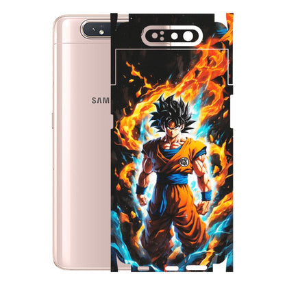 Samsung A/S Series Phone Skins (All Models) - Goku Transformation Anime - Matte Finish (M-159) Samsung Galaxy A80